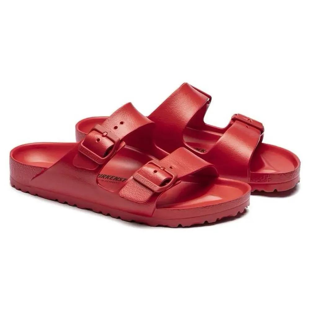 Birkenstock Arizona Essentials Men’s 11 US 44 EU Active Red EVA Sandals New